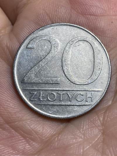 2025年第六十四场(总第九十场）外国好品散币(免佣金) - 波兰🇵🇱1987年20兹罗提