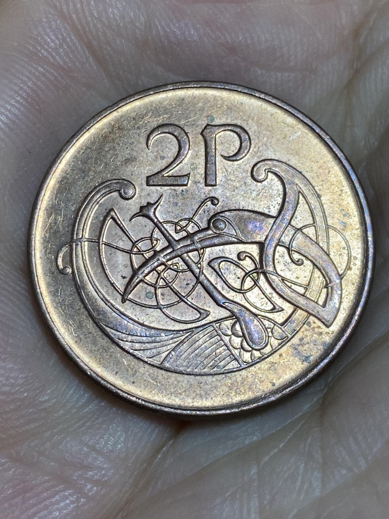 2025年第六十四场(总第九十场）外国好品散币(免佣金) 爱尔兰🇮🇪1990年2便士(后期镀铜钢材质有磁版)