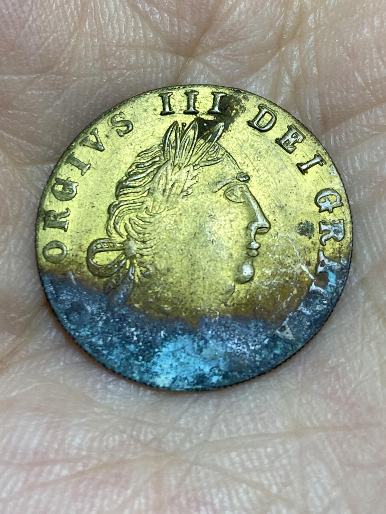 2025年第六十四场(总第九十场）外国好品散币(免佣金) 1768年乔治三世头像代币(齿边铜薄片)