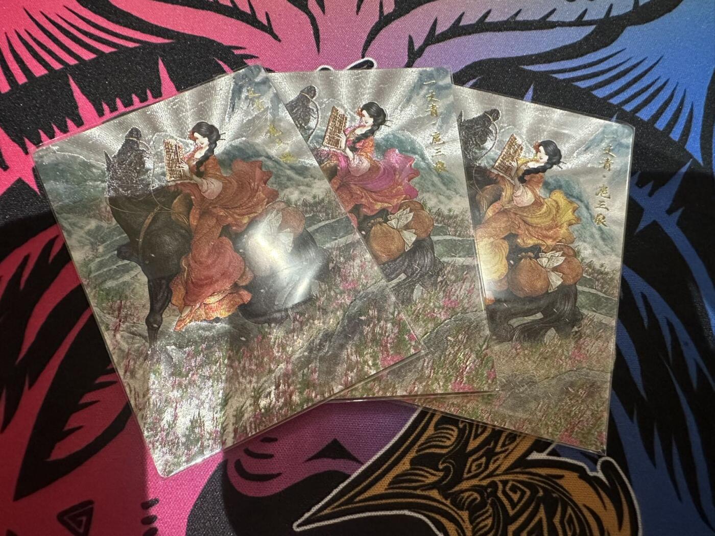 秋萤阁第7期 (7月12日周六晚上23点截拍，欢迎竞拍)  谷粒 扈三娘 一套 三色