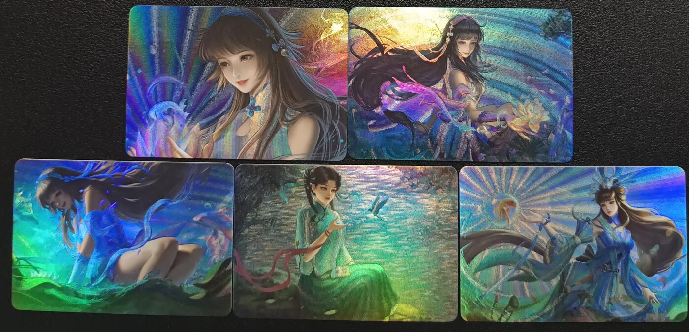 天玑星卡拍第一百零四期《7.14周一截拍》持续收拍收评中 满赠卡需备注 西施 粗彩 五张