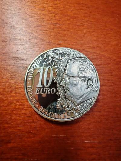 长老汇蛇年精选第二十场拍卖 2002比利时铁路系统10欧元精制银币（1）