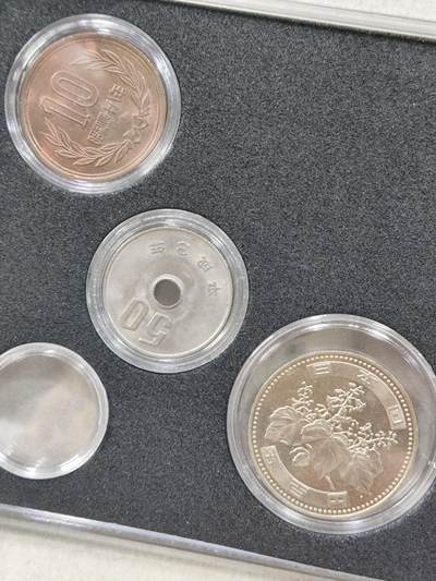 外币收藏 日本硬币六枚一套