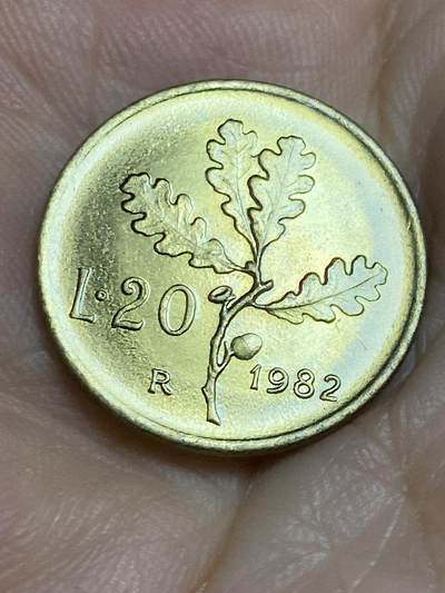 2025年第六十四场(总第九十场）外国好品散币(免佣金) - 好品–意大利🇮🇹1982年20里拉(光边版)