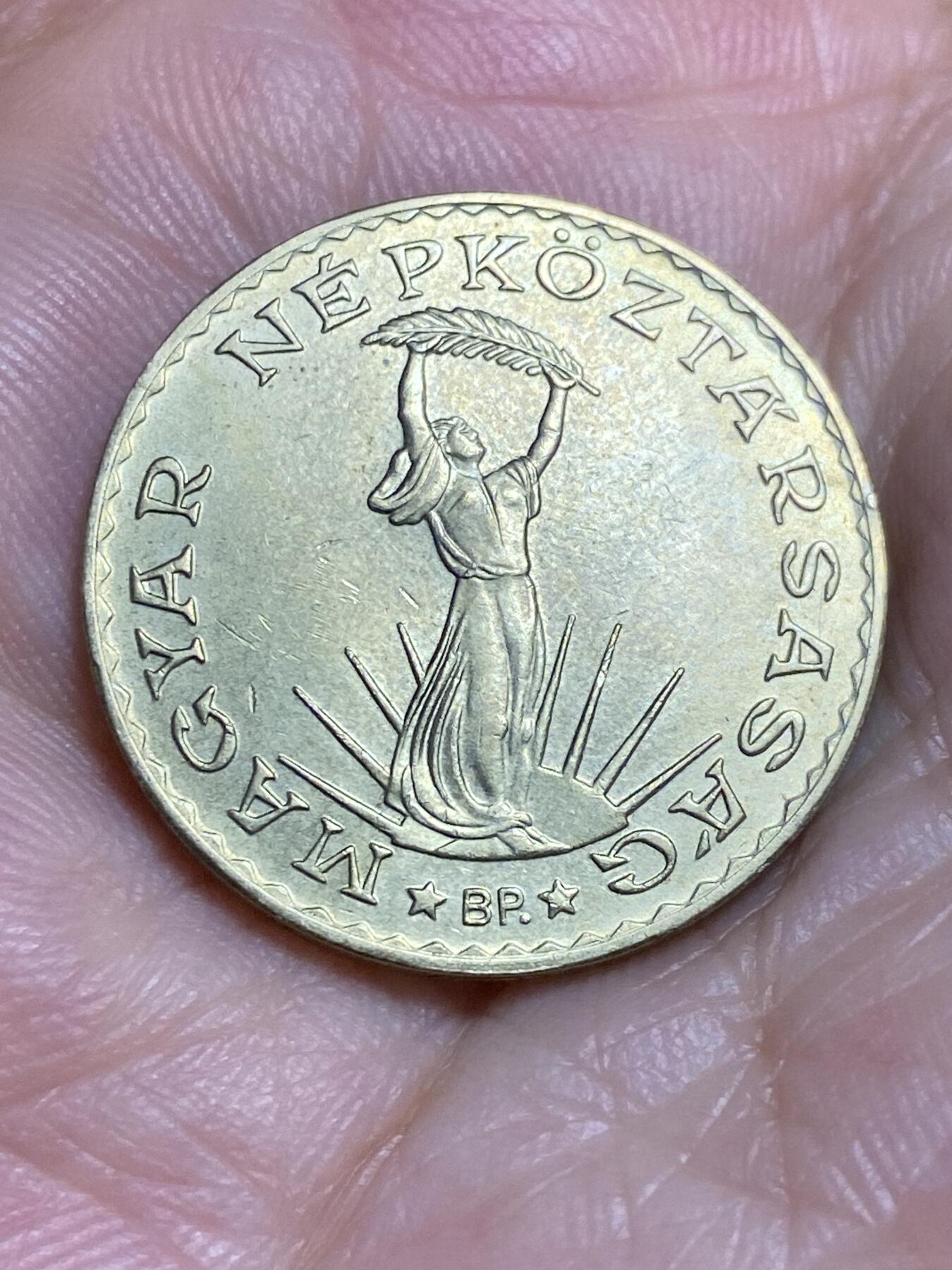 2025年第六十四场(总第九十场）外国好品散币(免佣金) 好品–匈牙利🇭🇺1989年10福林(后期铝青铜材质，所小尺寸版)