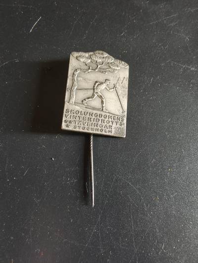 老王徽章第134期 - 瑞典1924斯德哥尔摩冬季学童运动会针插