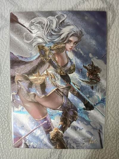 花开卡拍第30期（7月13号周日截拍，品控勿拍!!!拍品不寄存，运费5元，自制卡难免瑕疵，可能存在轻微撞角爆边等出厂瑕疵，品控介意勿拍！） - 藏无缺 小人同人 艾希 粗闪