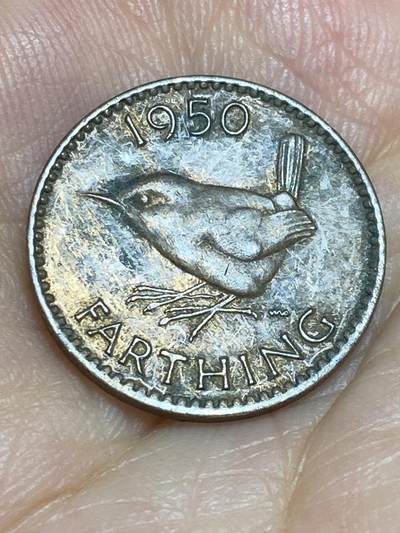 2025年第六十四场(总第九十场）外国好品散币(免佣金) - 英国🇬🇧1950年1法新(乔治六世第二版)