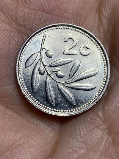 2025年第六十四场(总第九十场）外国好品散币(免佣金) - 马耳他🇲🇹1993年2分(盾徽版)