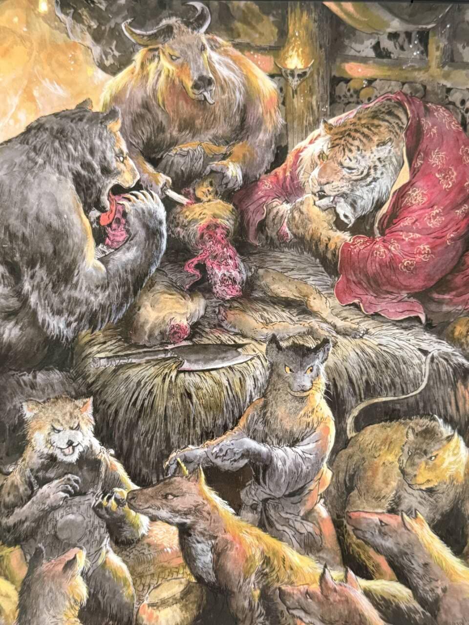 夜之极第二十四期 （7月12日周六晚10点截拍，欢迎竞拍） 2025 画师一泡 不止西行 签绘画册