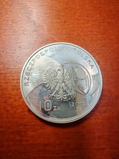 长老汇蛇年精选第二十场拍卖 2002波兰世界杯10兹罗提精制银币
