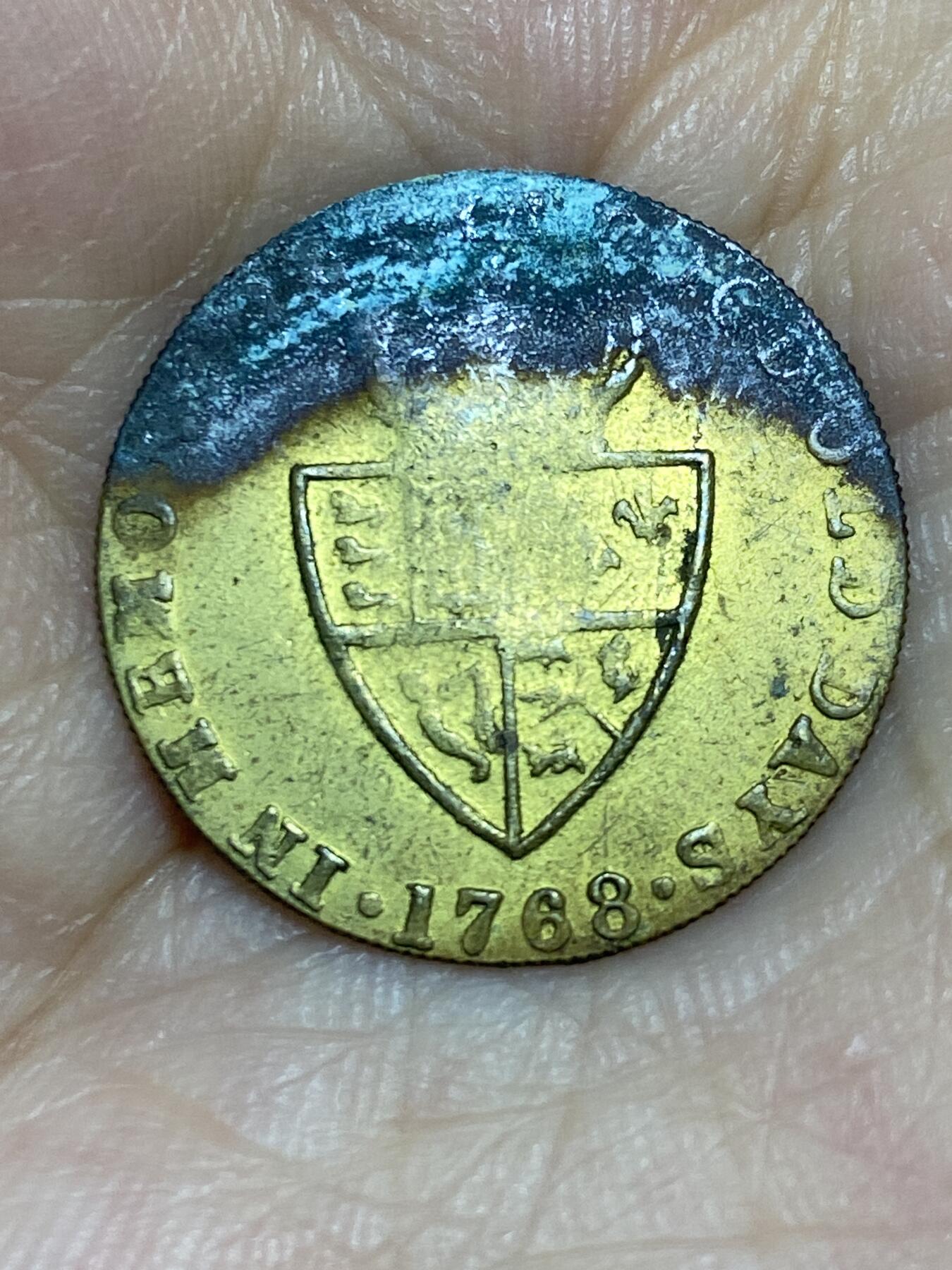 2025年第六十四场(总第九十场）外国好品散币(免佣金) 1768年乔治三世头像代币(齿边铜薄片)