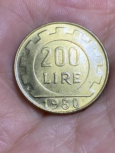 2025年第六十四场(总第九十场）外国好品散币(免佣金) - 意大利🇮🇹1980年200里拉