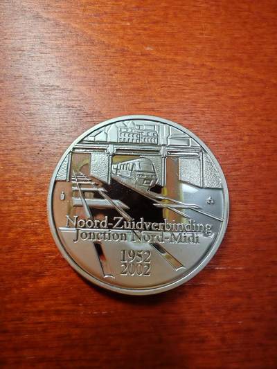 长老汇蛇年精选第二十场拍卖 2002比利时铁路系统10欧元精制银币（1）