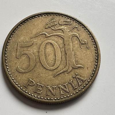 🌹外币初藏🌹🐯2025年第75场  每周二四六晚8️⃣点 接代拍 - 芬兰1975年50芬尼