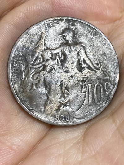 2025年第六十四场(总第九十场）外国好品散币(免佣金) - 法国🇫🇷1898年10分