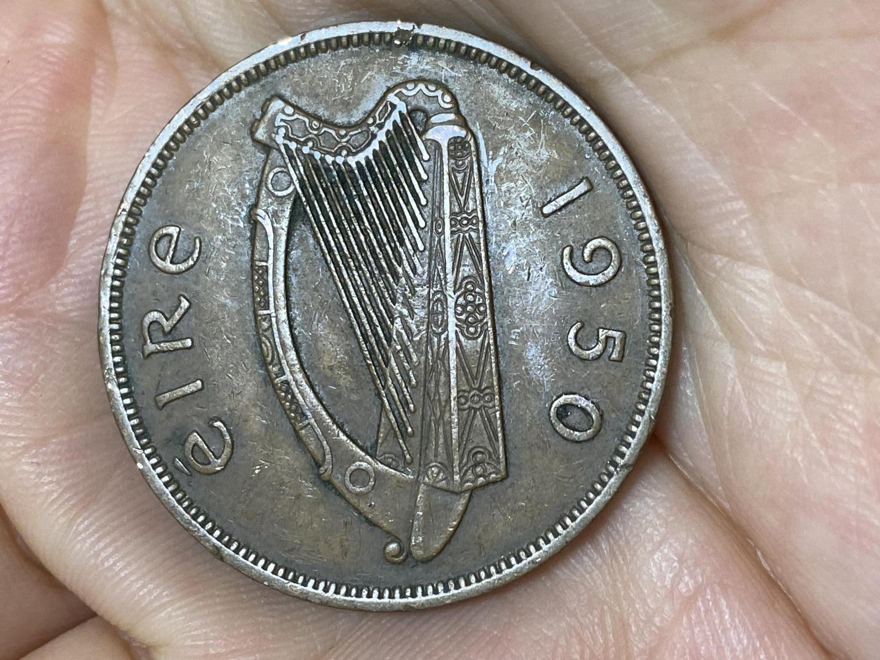 2025年第六十四场(总第九十场）外国好品散币(免佣金) 稀少年份–爱尔兰🇮🇪1950年1便士大铜币