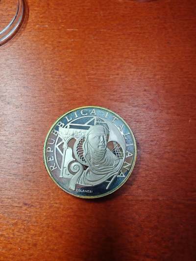 长老汇蛇年精选第二十场拍卖  2004意大利热那亚10欧元精制银币，克书标价100美金，1万枚