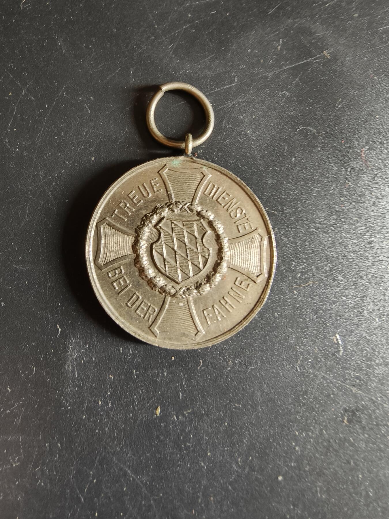 老王徽章第134期 德国一战巴伐利亚王国9年忠诚服役奖章   无绶带