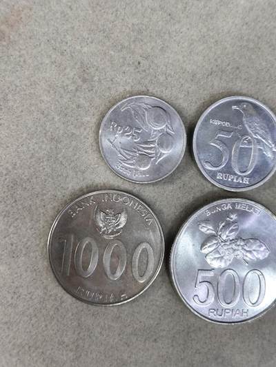 外币收藏 印度尼西亚硬币六枚一套全