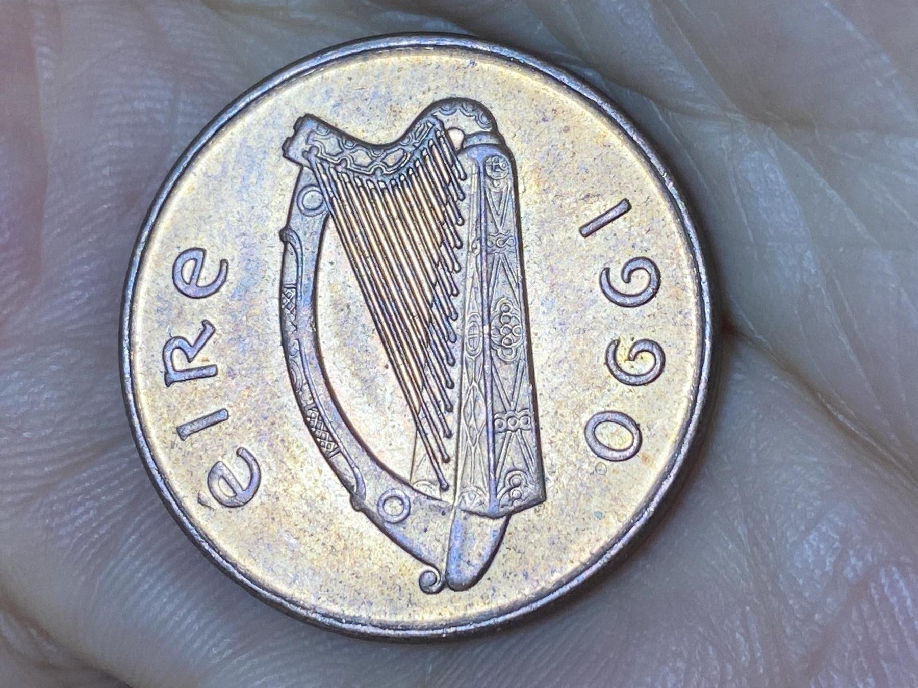 2025年第六十四场(总第九十场）外国好品散币(免佣金) 爱尔兰🇮🇪1990年2便士(后期镀铜钢材质有磁版)