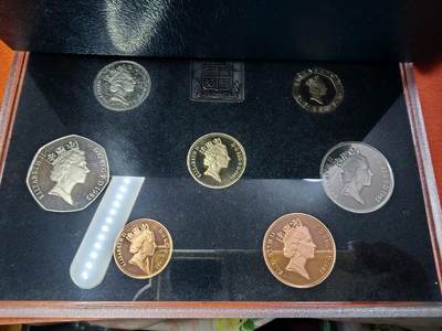 长老汇蛇年精选第二十场拍卖  1985英国年度钱币套币7枚精制币，含造币厂章