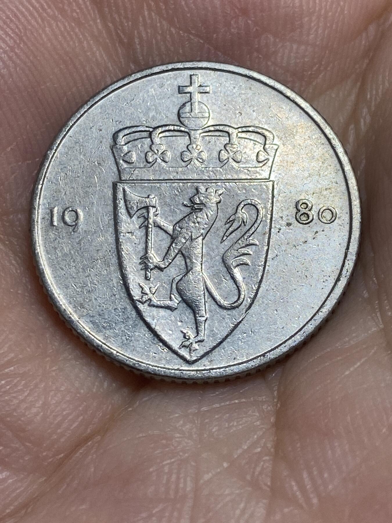 2025年第六十四场(总第九十场）外国好品散币(免佣金) 挪威🇳🇴1980年50欧尔