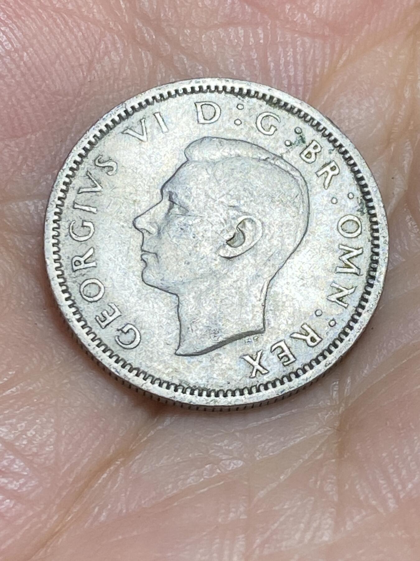 2025年第六十四场(总第九十场）外国好品散币(免佣金) 英国🇬🇧1947年6便士(乔治六世时期，印度皇帝加字版，铜镍材质，首发年仅发行2年)