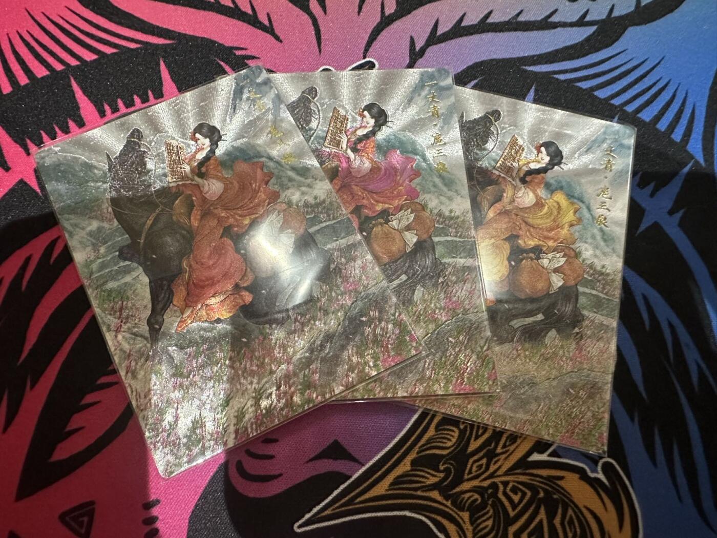 秋萤阁第7期 (7月12日周六晚上23点截拍，欢迎竞拍)  谷粒 扈三娘 一套 三色