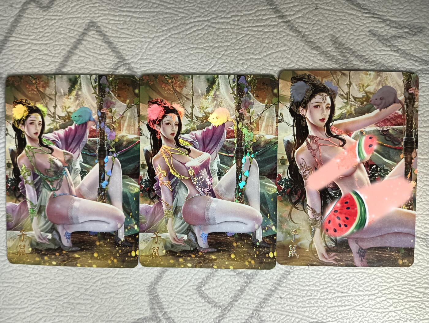 花开卡拍第30期（7月13号周日截拍，品控勿拍!!!拍品不寄存，运费5元，自制卡难免瑕疵，可能存在轻微撞角爆边等出厂瑕疵，品控介意勿拍！）