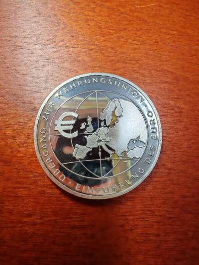 长老汇蛇年精选第二十场拍卖 2002德国欧元首年发行10欧元精制银币