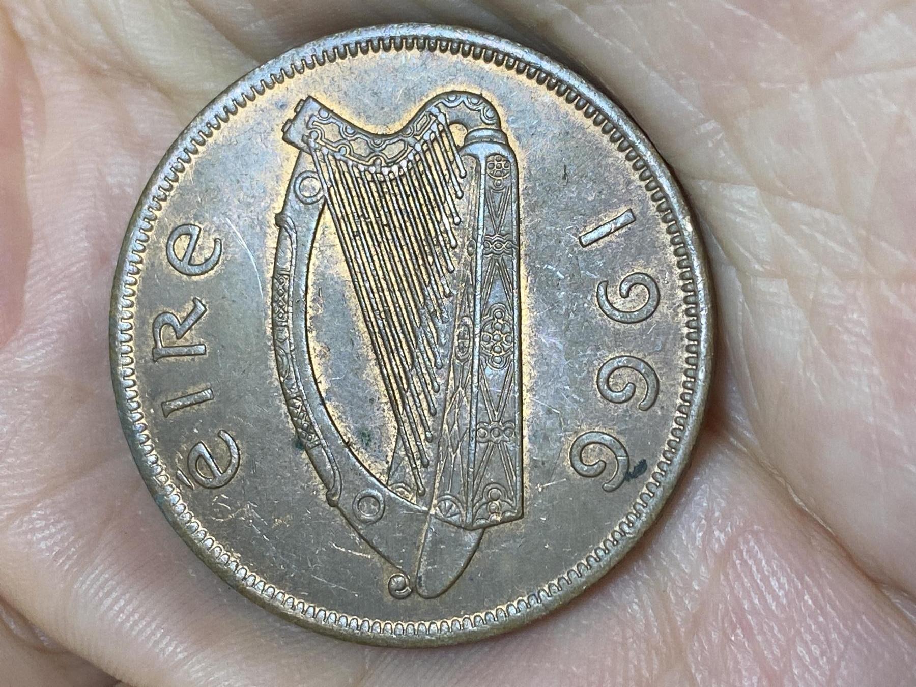 2025年第六十四场(总第九十场）外国好品散币(免佣金) 带光好品–爱尔兰🇮🇪1966年1便士大铜币
