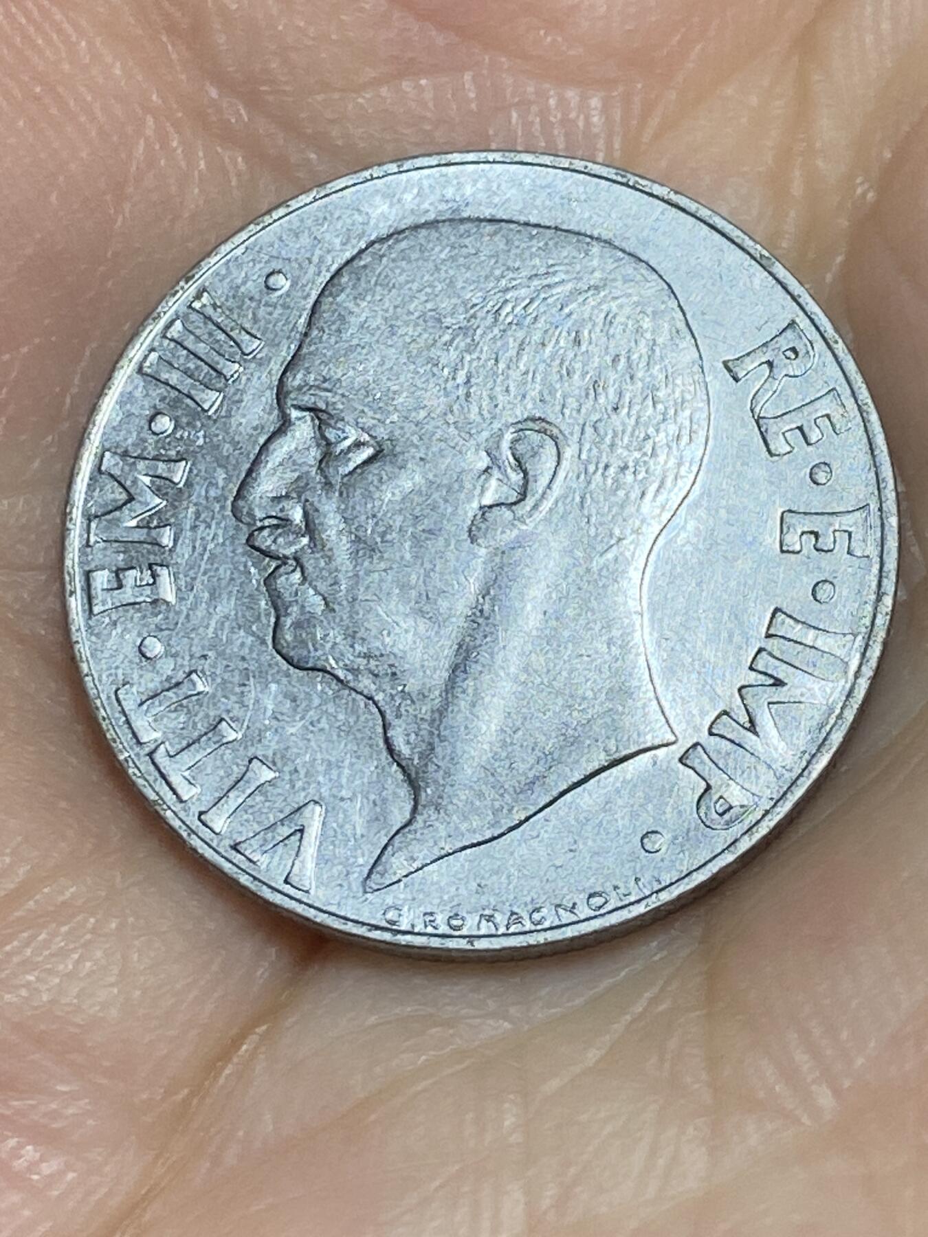 2025年第六十四场(总第九十场）外国好品散币(免佣金) 意大利🇮🇹1941年20分(1941R Yr XIX 有磁版)