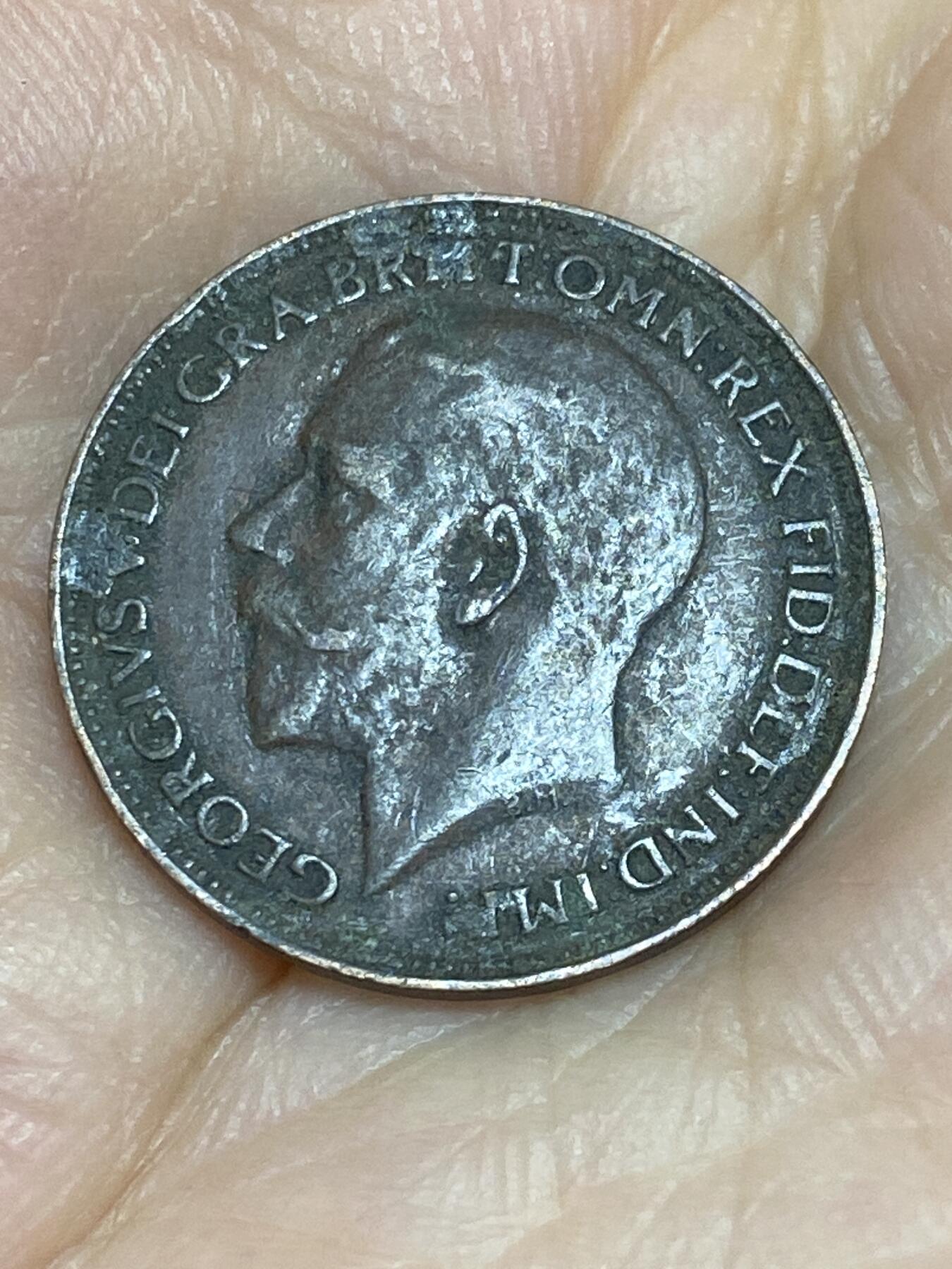 2025年第六十四场(总第九十场）外国好品散币(免佣金) 英国🇬🇧1924年1法新(乔治五世第二版)