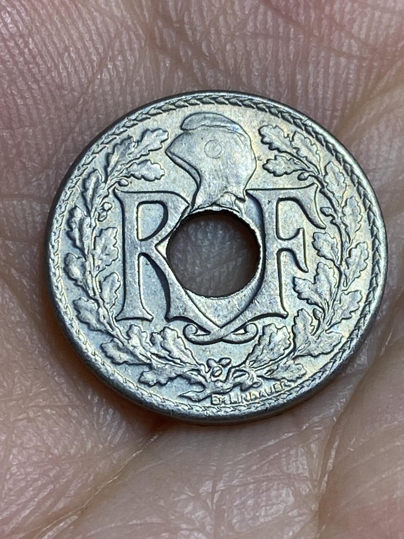 2025年第六十四场(总第九十场）外国好品散币(免佣金) 原光好品–法国🇫🇷1925年5分