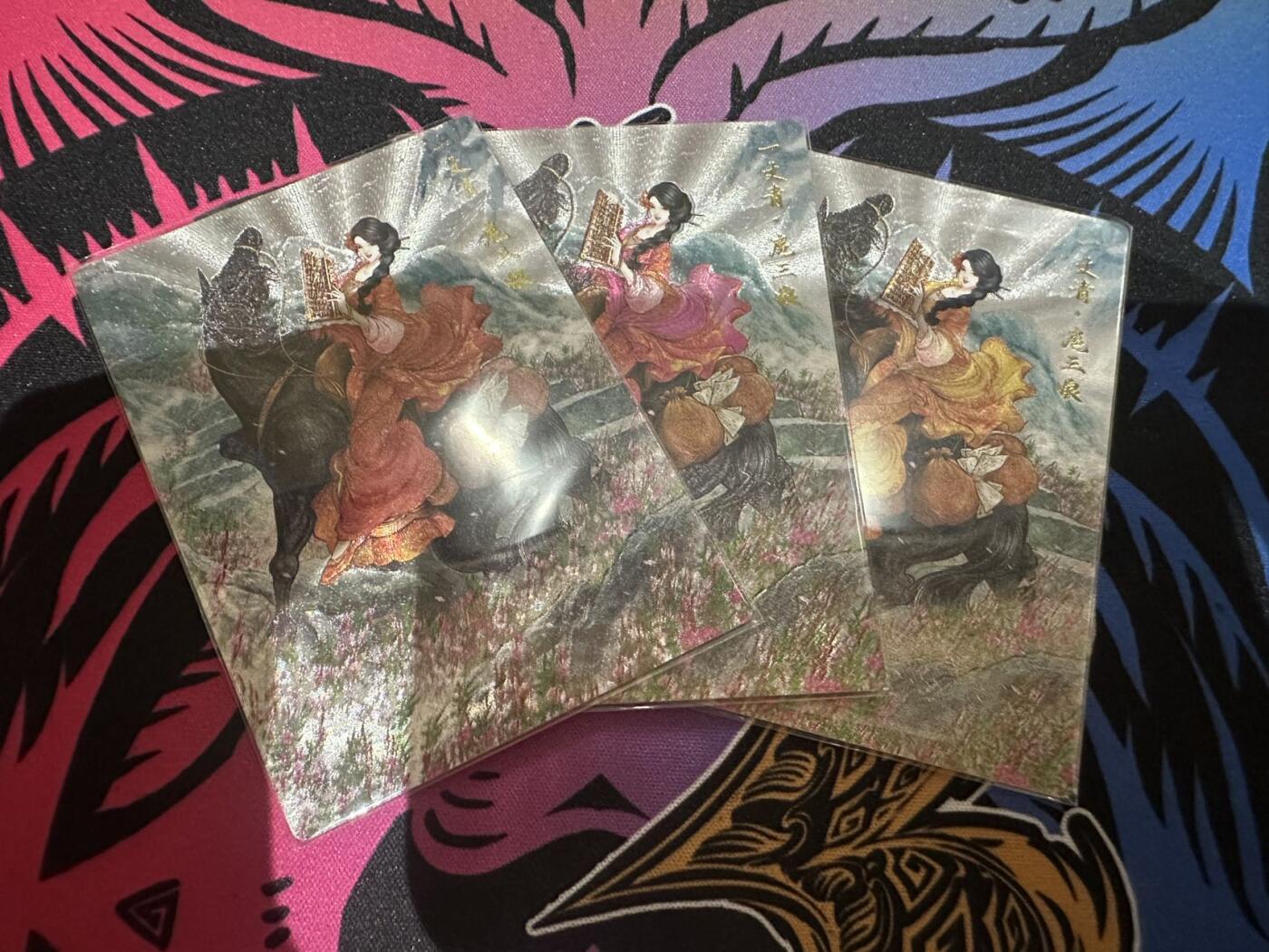 秋萤阁第7期 (7月12日周六晚上23点截拍，欢迎竞拍)  谷粒 扈三娘 一套 三色