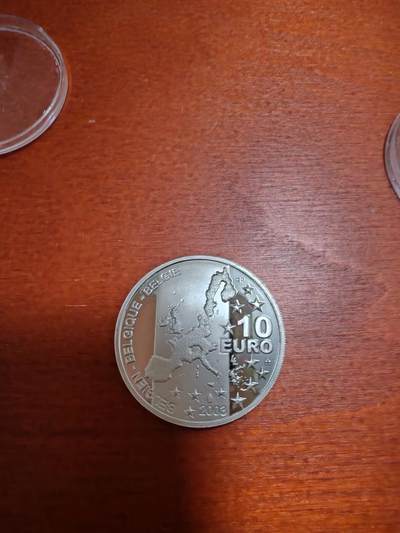 长老汇蛇年精选第二十场拍卖 2003比利时侦探小说家西默农10欧元精制银币