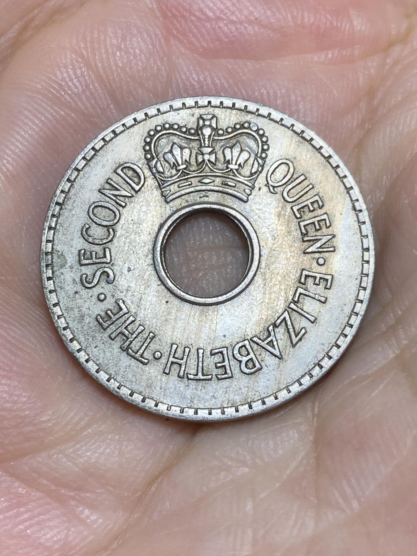 2025年第六十四场(总第九十场）外国好品散币(免佣金) 英属斐济1959年中孔1便士(伊丽莎白二世时期)