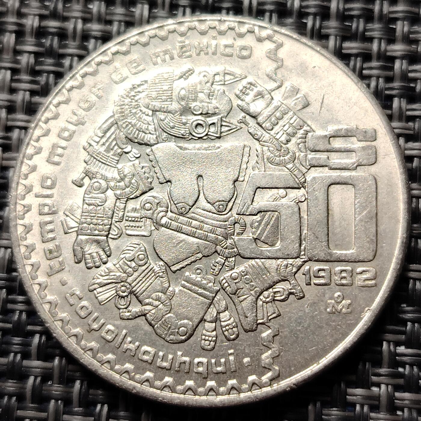 布加迪🐬～世界钱币(上海)🌾第 227 期 /  各国套币和散币 墨西哥🇲🇽 1982年 50比索