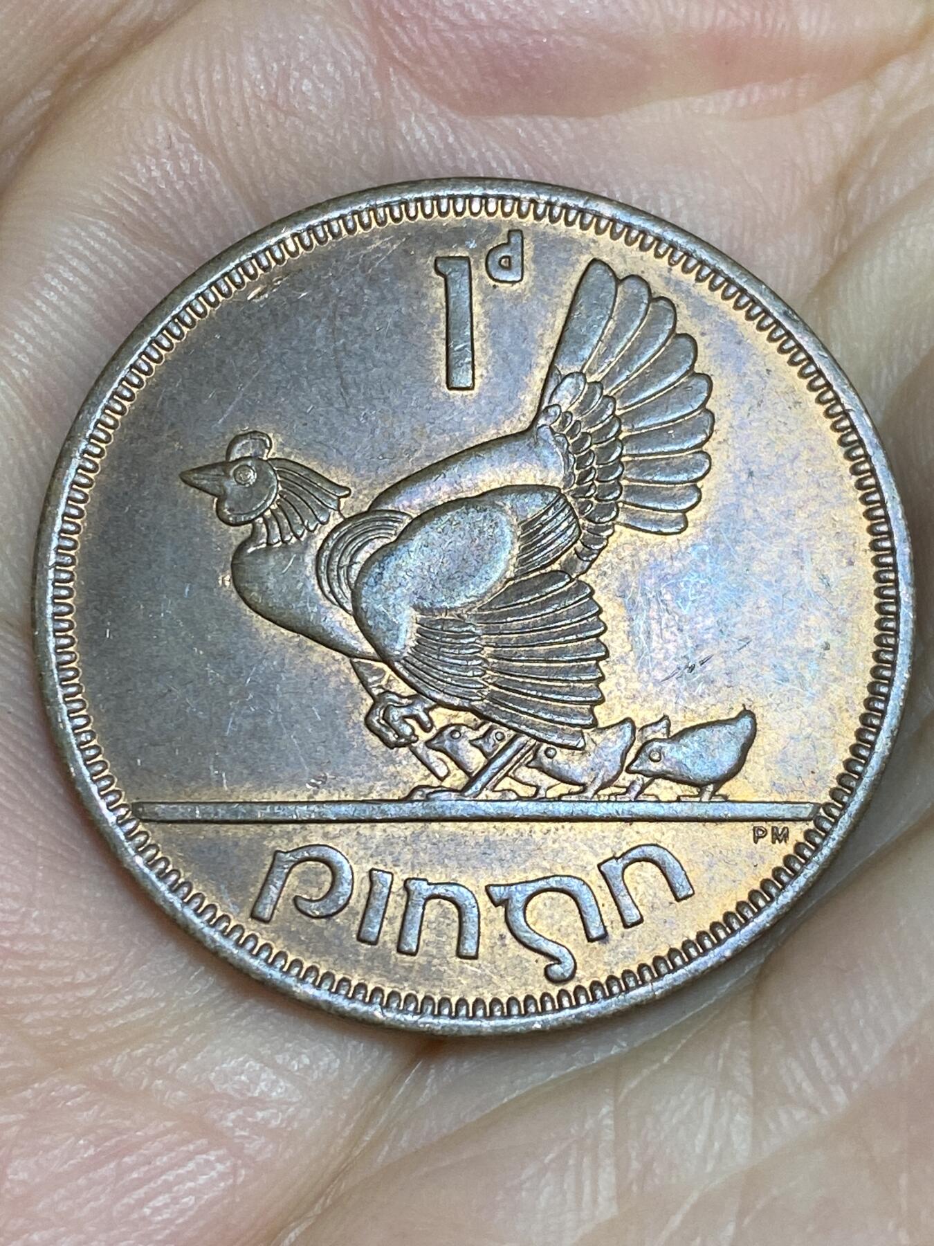 2025年第六十四场(总第九十场）外国好品散币(免佣金) 带光好品–爱尔兰🇮🇪1966年1便士大铜币
