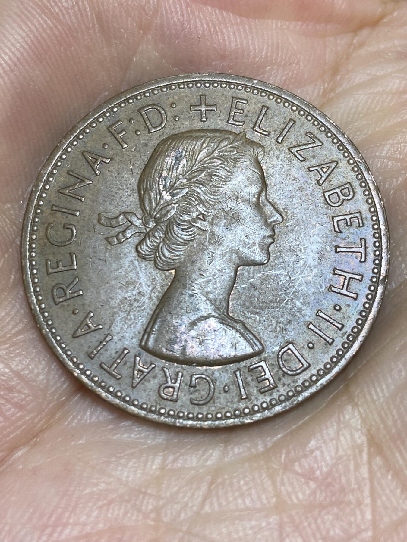 2025年第六十四场(总第九十场）外国好品散币(免佣金) 英国🇬🇧1967年1便士(伊丽莎白二世青年桂冠)