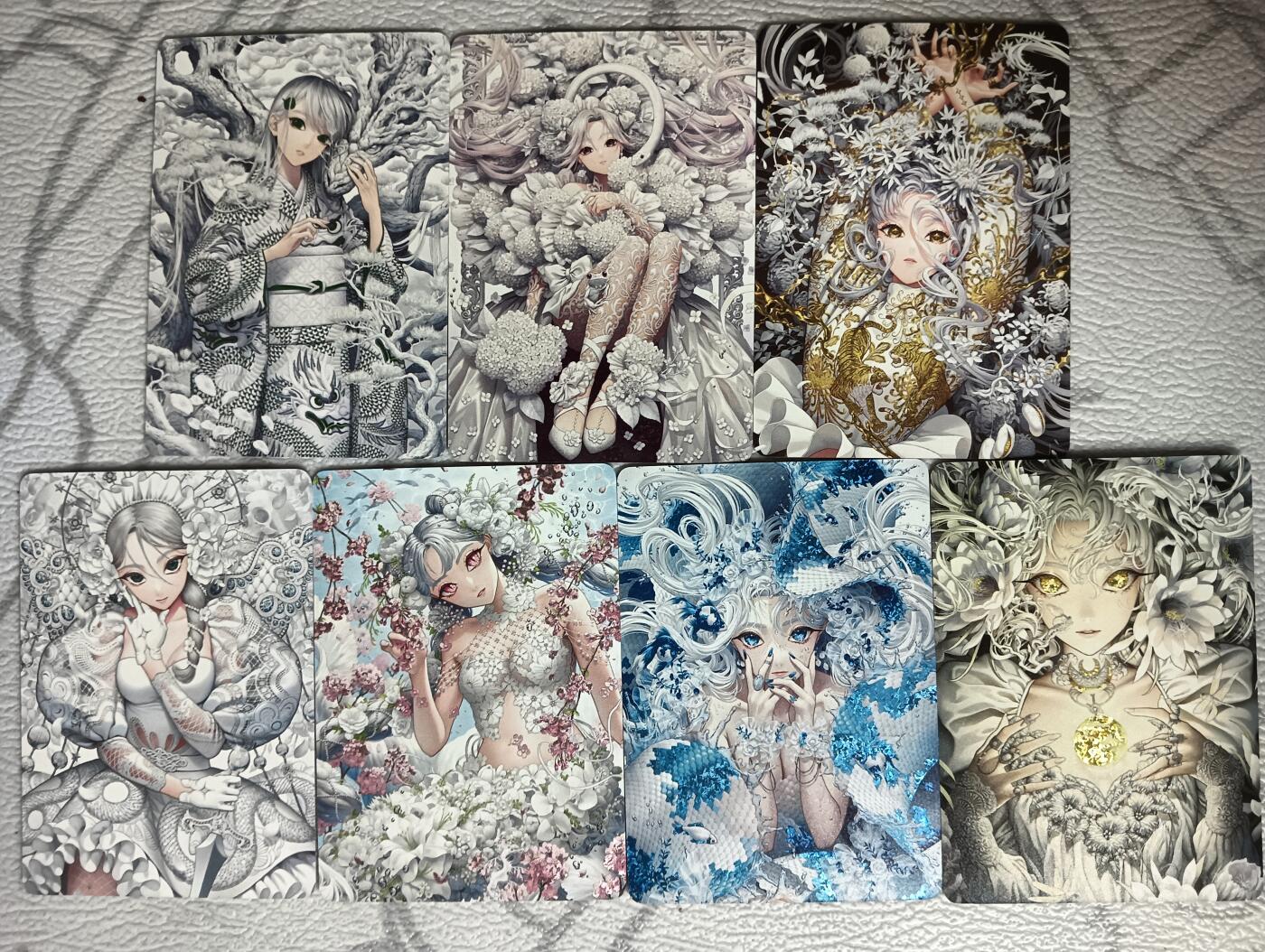 花开卡拍第30期（7月13号周日截拍，品控勿拍!!!拍品不寄存，运费5元，自制卡难免瑕疵，可能存在轻微撞角爆边等出厂瑕疵，品控介意勿拍！）