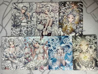 花开卡拍第30期（7月13号周日截拍，品控勿拍!!!拍品不寄存，运费5元，自制卡难免瑕疵，可能存在轻微撞角爆边等出厂瑕疵，品控介意勿拍！） - 燎原 ACG奇幻少女 7张