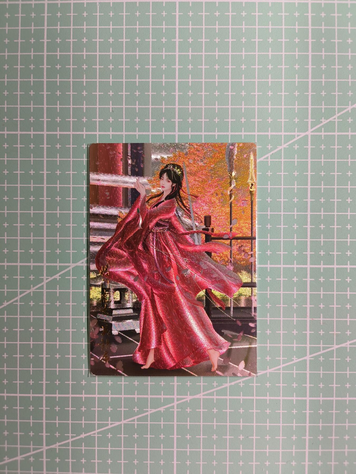 C先生卡牌 第6期 杜夫人，吕姬，貂蝉，西游姬，豪杰传。7月15日截拍（持续收拍品中。。。欢迎送拍） 【粗闪】卡德曼 兰心三国  将门虎女 关银屏