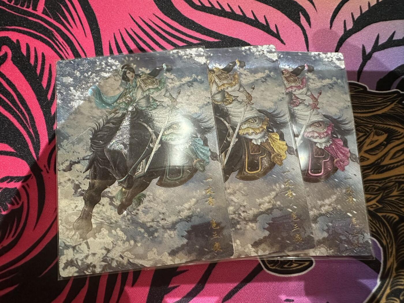 秋萤阁第7期 (7月12日周六晚上23点截拍，欢迎竞拍)  谷粒 扈三娘 一套 三色