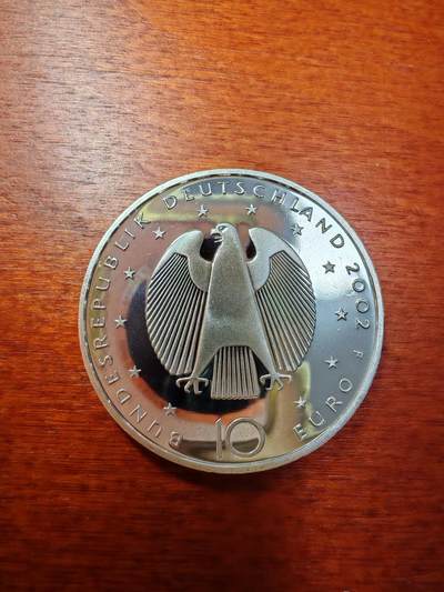 长老汇蛇年精选第二十场拍卖 2002德国欧元首年发行10欧元精制银币