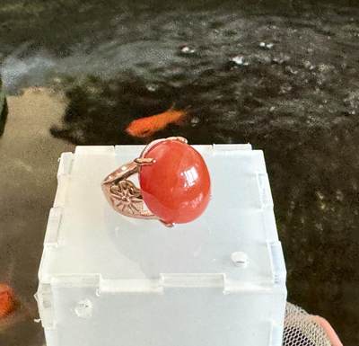 零元拍：南红玛瑙蛋面，都是十多年前的存货了，瓦西料，戒托可以忽略，就是普通合金。蛋面无裂纹理为缠丝纹，尺寸：戒面约13×15MM，因为拍照环境以及光线的变化，颜色以实物为准。 - 零元拍：南红玛瑙蛋面，都是十多年前的存货了，瓦西料，戒托可以忽略，就是普通合金。蛋面无裂纹理为缠丝纹，尺寸：戒面约13×15MM，因为拍照环境以及光线的变化，颜色以实物为准。