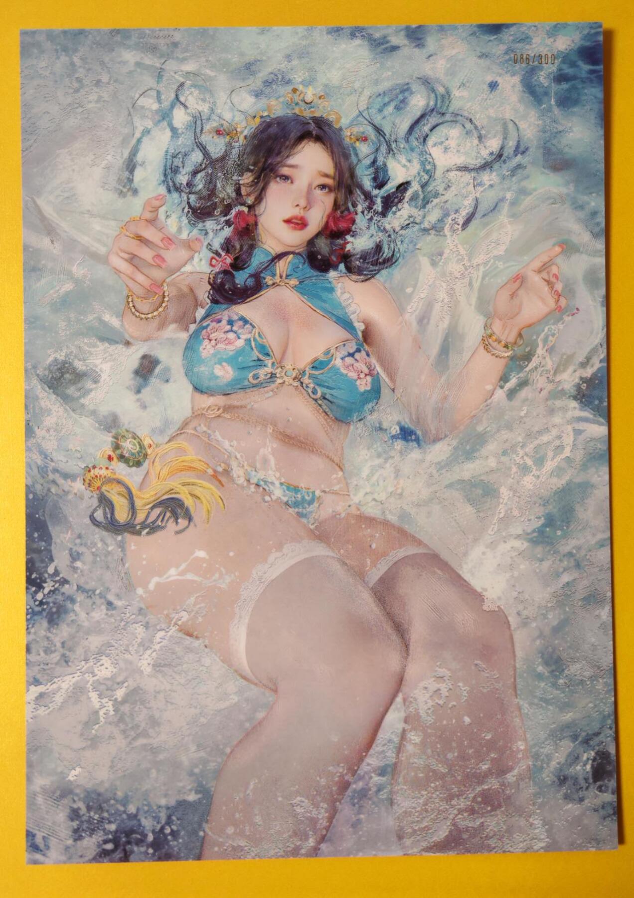 趣卡卡拍No.13期（无佣金免手续费，分享成交有奖） 【A4粗闪】焱卡文化-刷子 人间传 小乔编号A4粗闪（编号0086）
