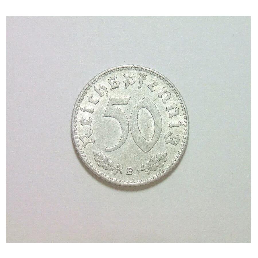 德国第三帝国1942年B版50芬尼 爽品