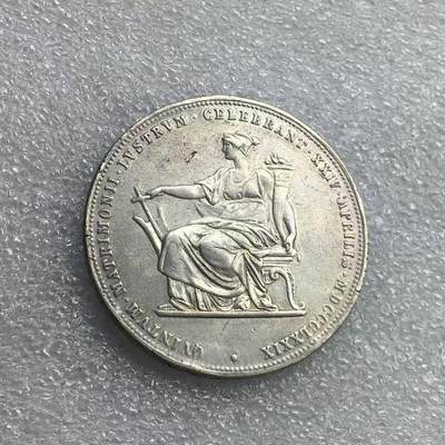 世界钱币专场拍卖 - 1879年奥地利茜茜公主银婚2盾流通银币 25克